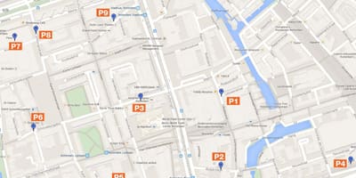 Kaart van Rotterdam parkeerzones 